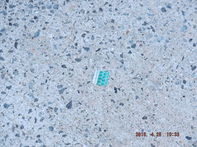 A Used Narcotics Bag Right In Front Of The Management Office!!