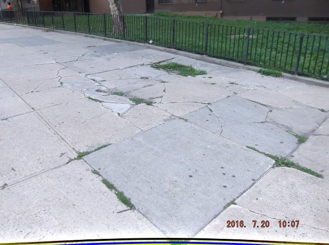 The N.Y.C.H.A. Will Not Fix Their Sidewalks!!
