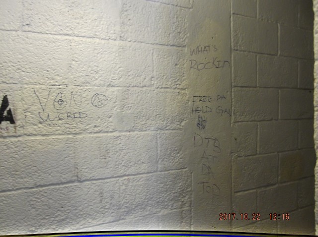 A Satanville Tour Of Our Notorious " ANYTHING GOES " Ground Floor Stairwell!!