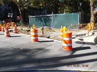 After Two Staten Island Housing Court Cases And My Withholding Of Monthly Rent Payments My Slimey Landlord Has Finally Got Around To Obeying The Laws Of This Country!! This Busted Sidewalk Is Slated To Be Finally Fixed Very Soon!!